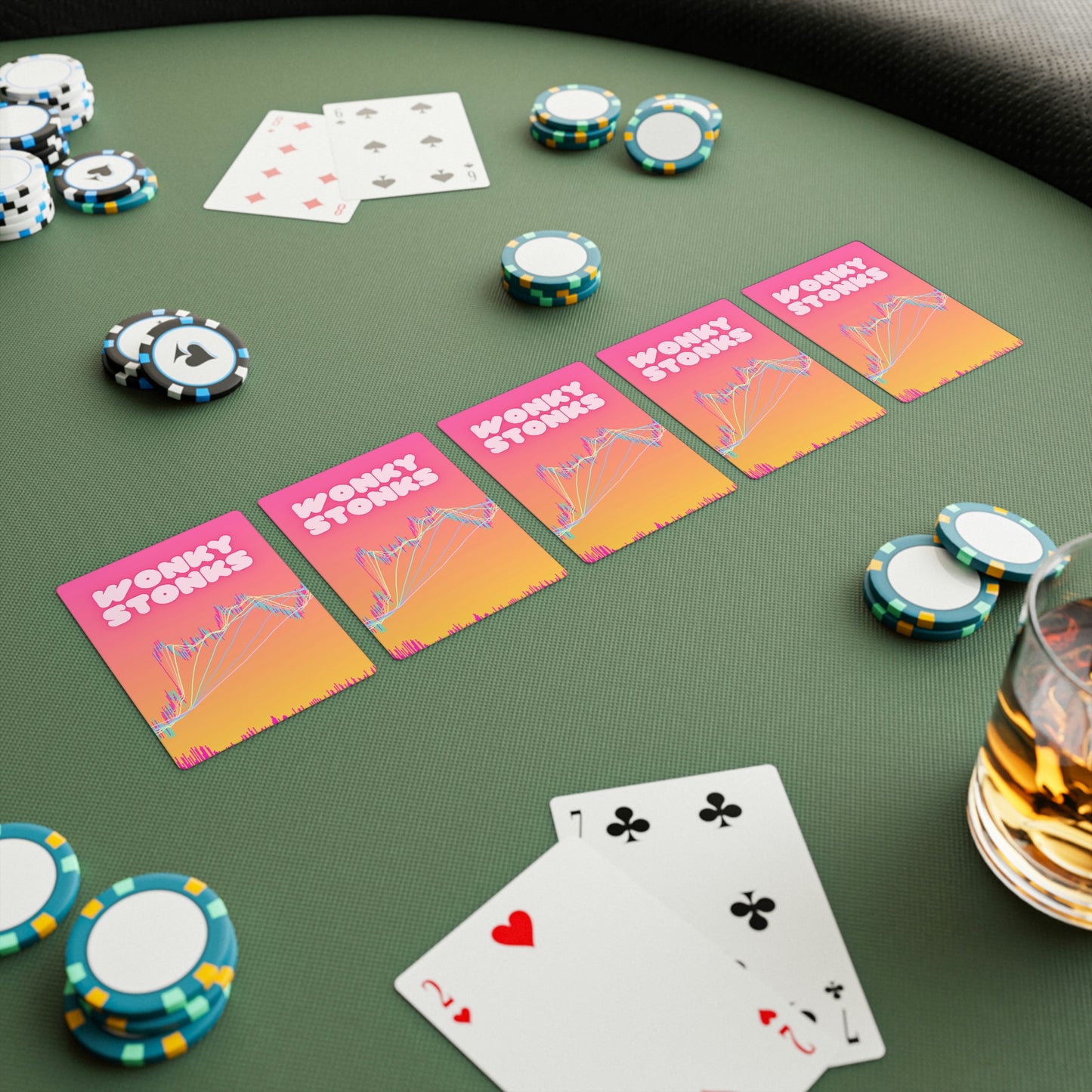 Wonky Stonks Poker Cards