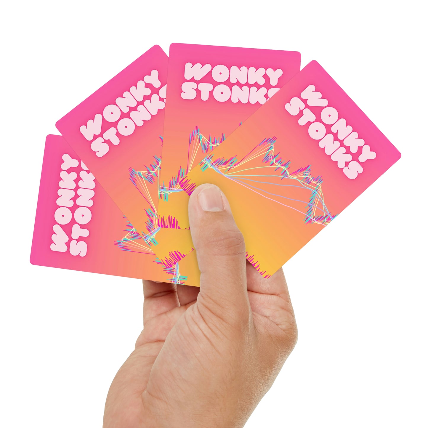 Wonky Stonks Poker Cards