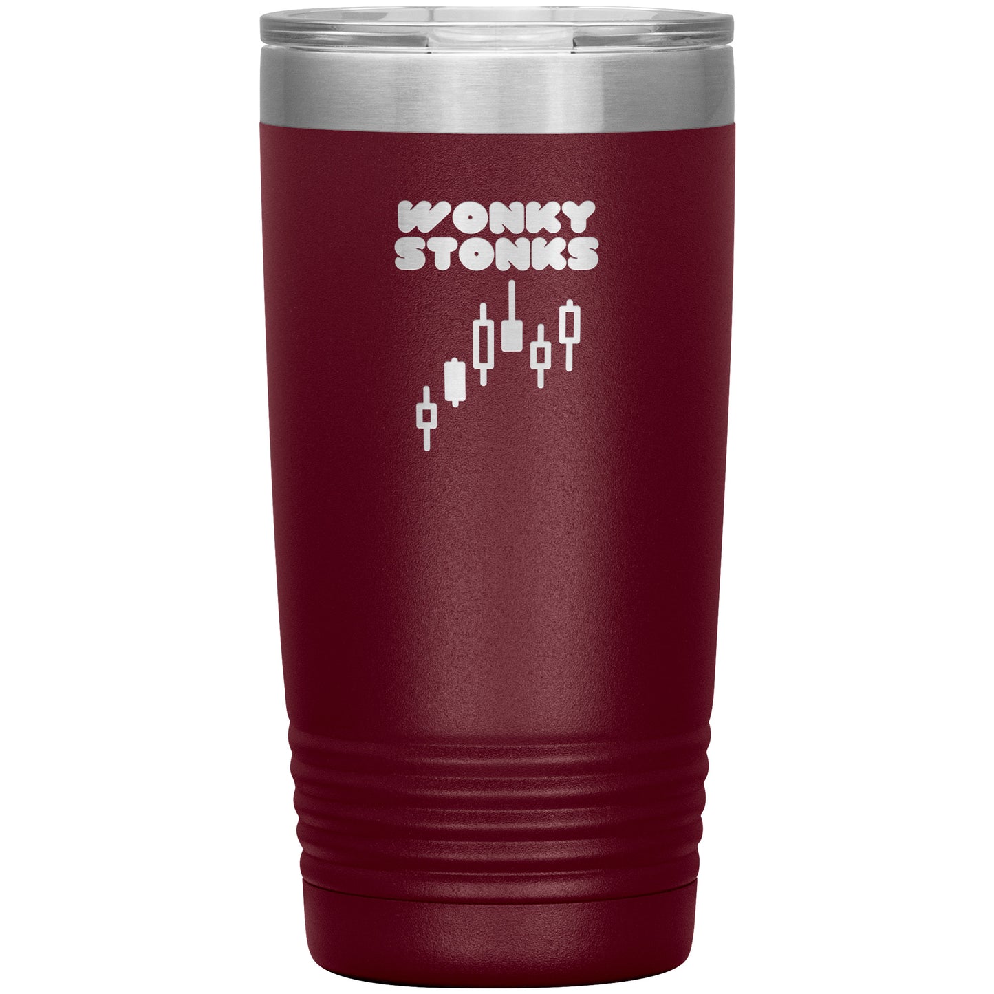 Wonky Stonks Wonky Logo 2.0 Insulated Tumbler