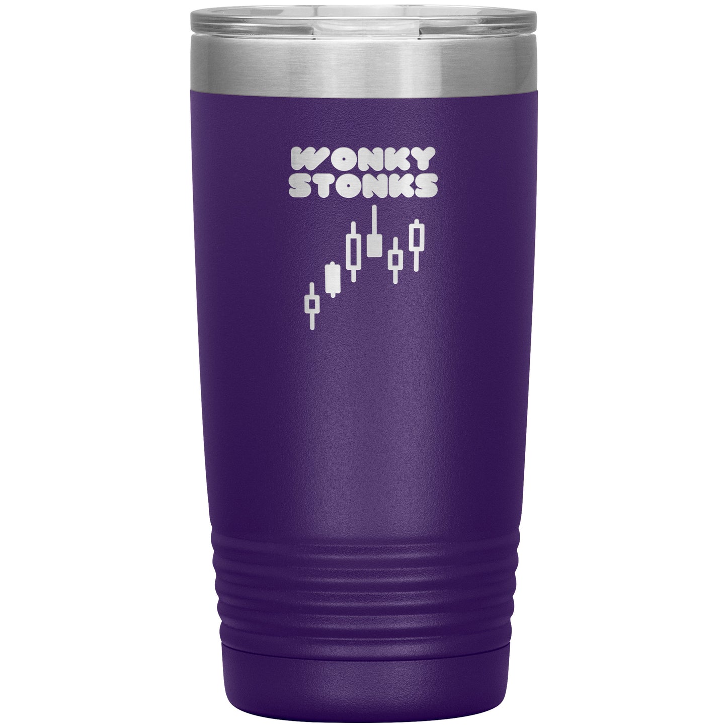 Wonky Stonks Wonky Logo 2.0 Insulated Tumbler