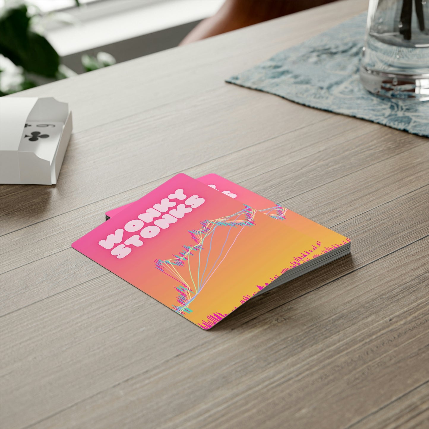 Wonky Stonks Poker Cards