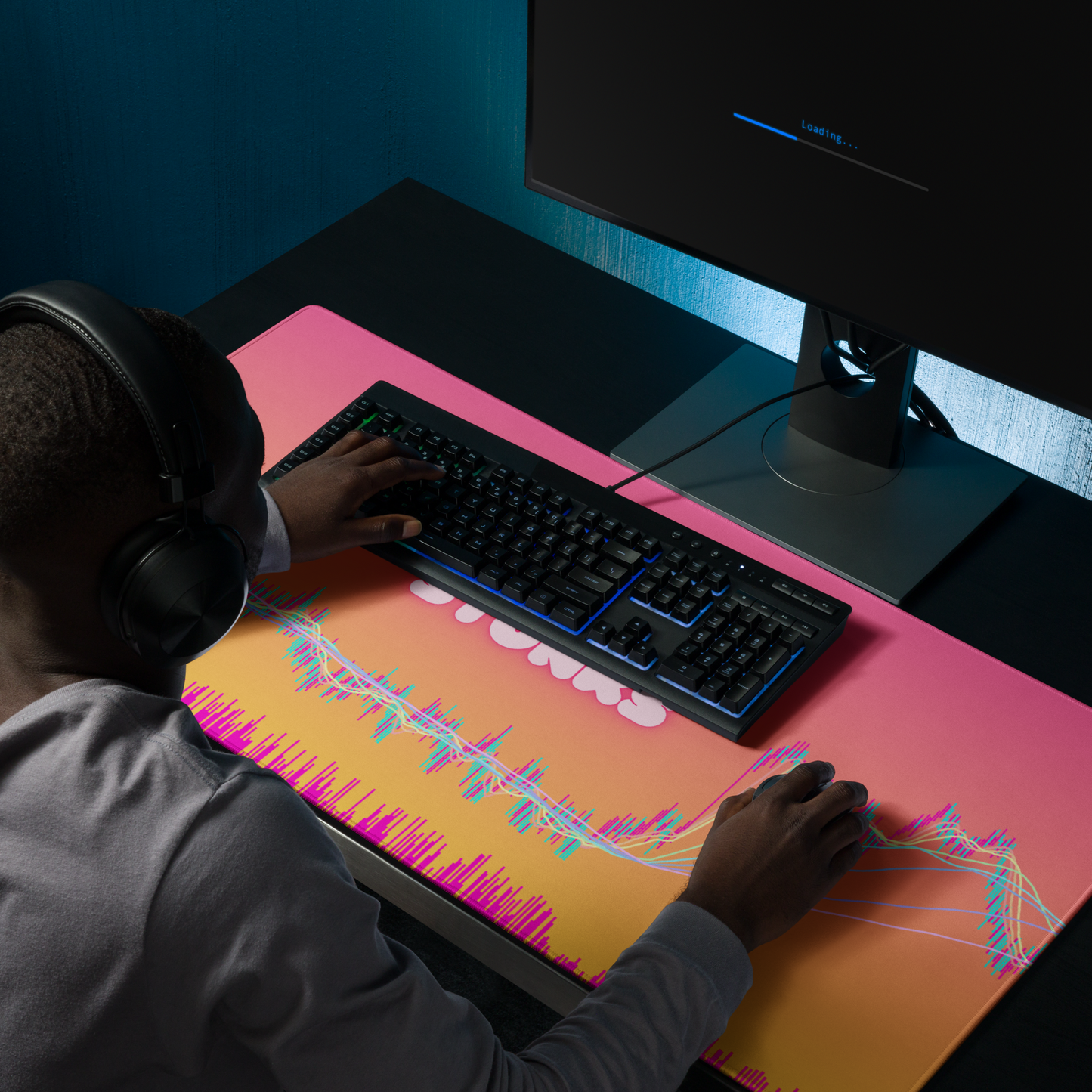 Wonky Stonks Mouse Pad