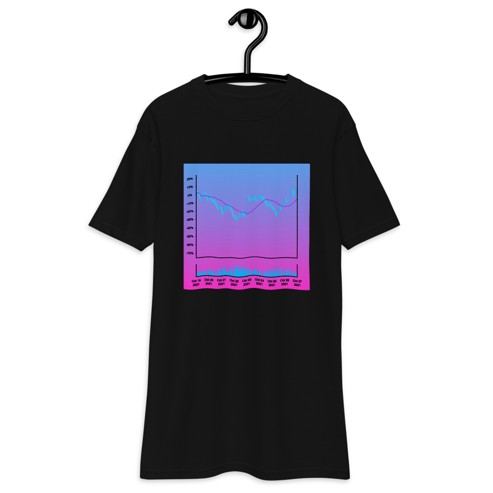 Men's Wonky Stonks Personalizable Stonk Chart Tee