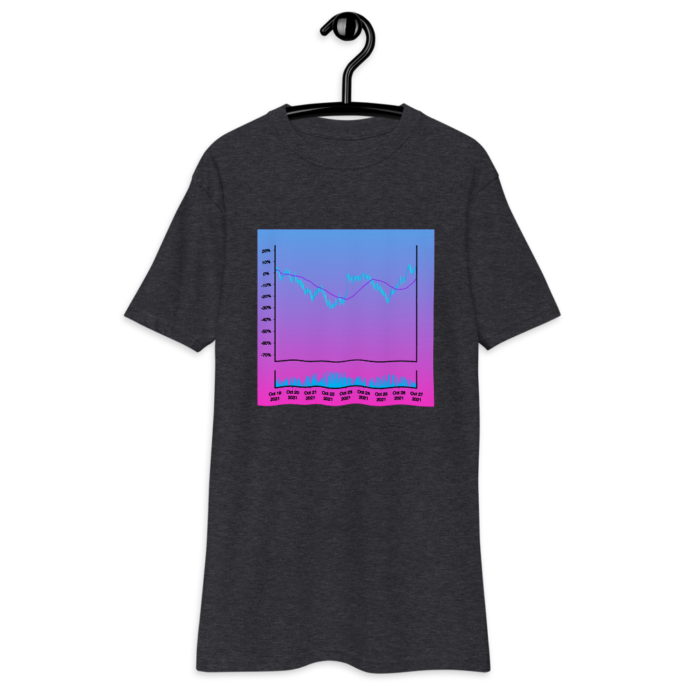 Men's Wonky Stonks Personalizable Stonk Chart Tee