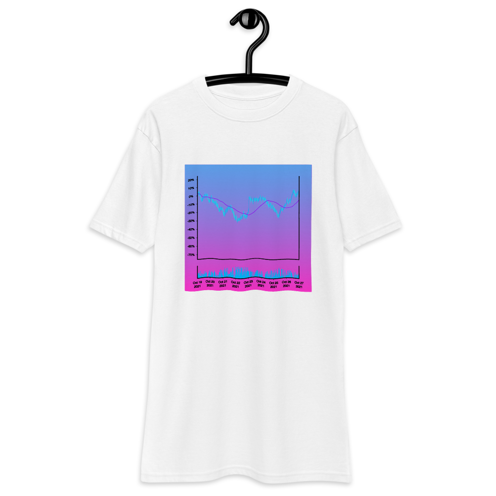 Men's Wonky Stonks Personalizable Stonk Chart Tee