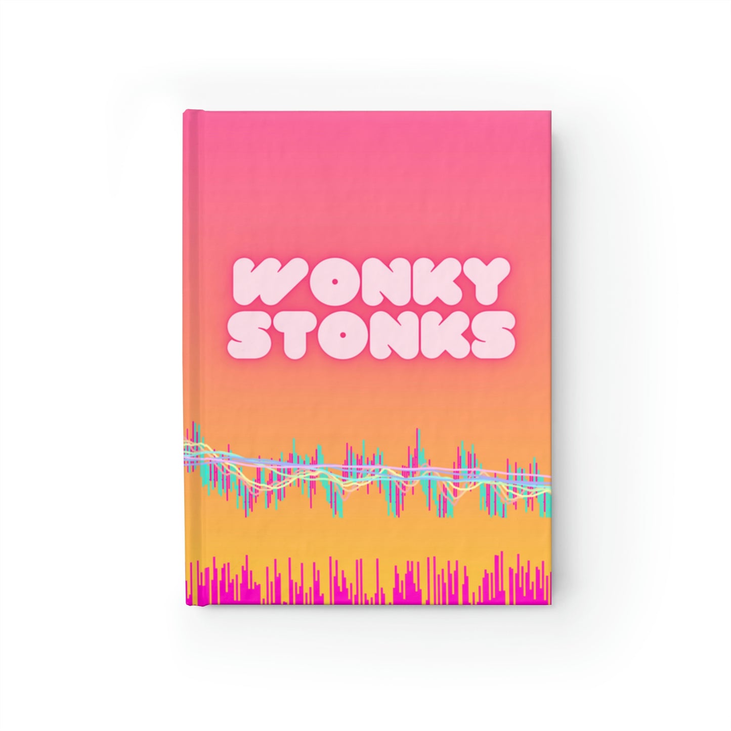 Wonky Stonks Banner Journal - Ruled Line