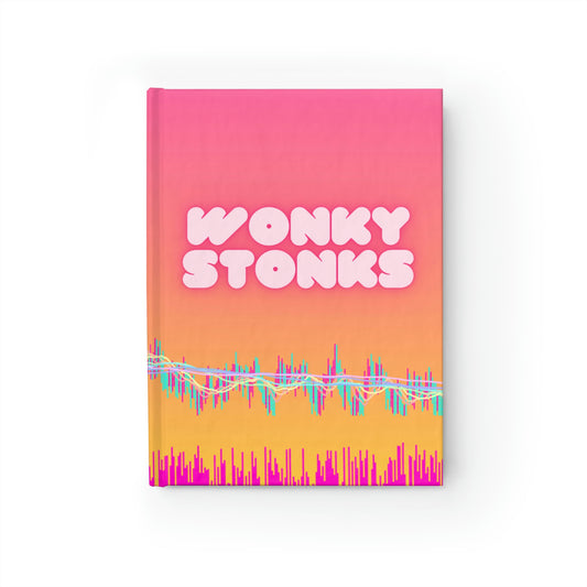 Wonky Stonks Banner Journal - Ruled Line