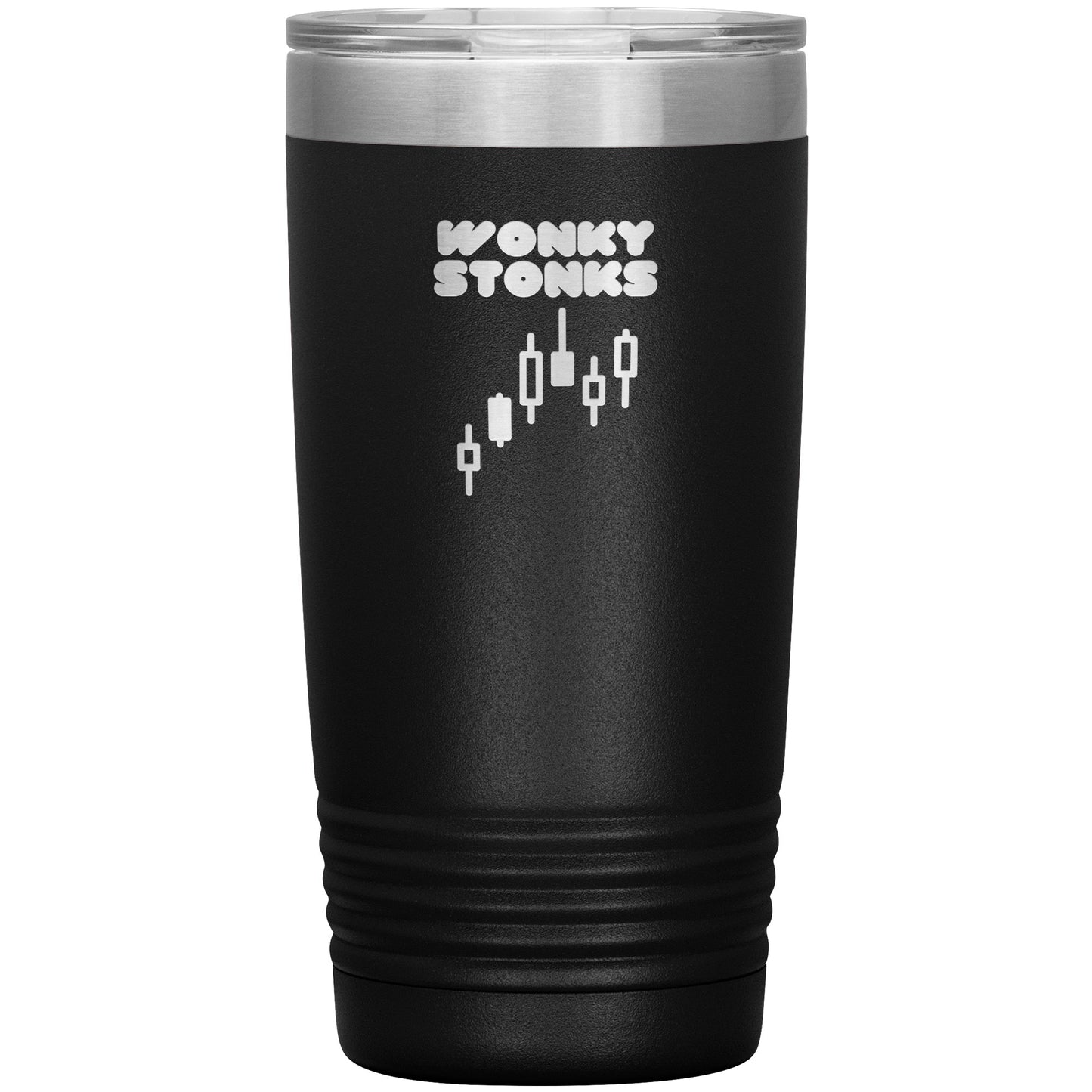 Wonky Stonks Wonky Logo 2.0 Insulated Tumbler