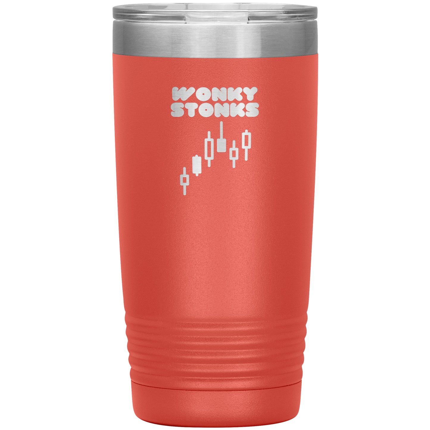 Wonky Stonks Wonky Logo 2.0 Insulated Tumbler