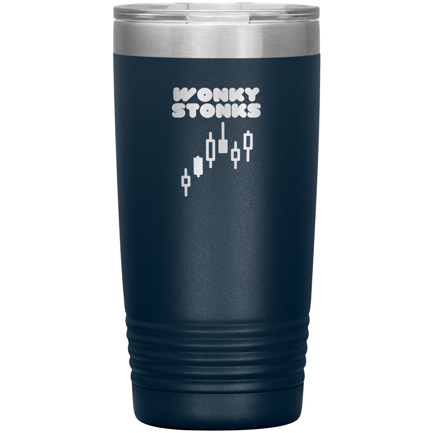 Wonky Stonks Wonky Logo 2.0 Insulated Tumbler