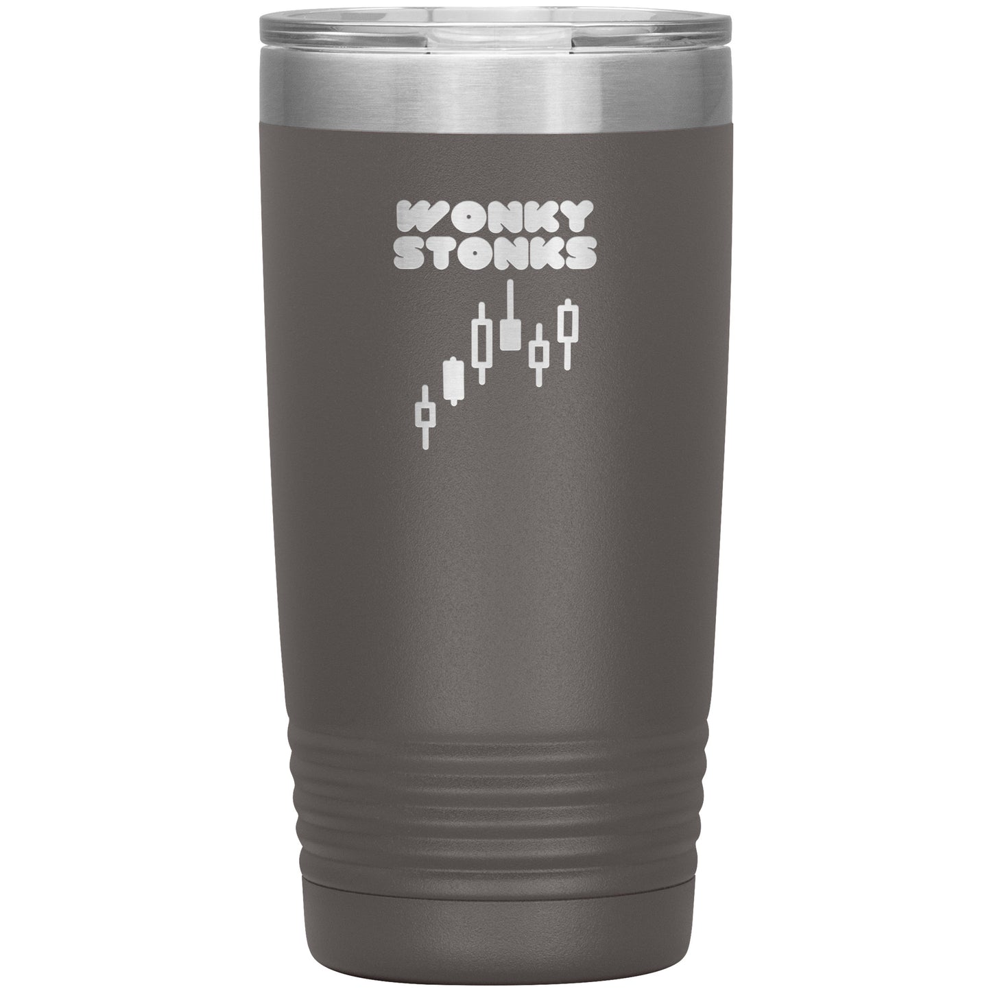 Wonky Stonks Wonky Logo 2.0 Insulated Tumbler