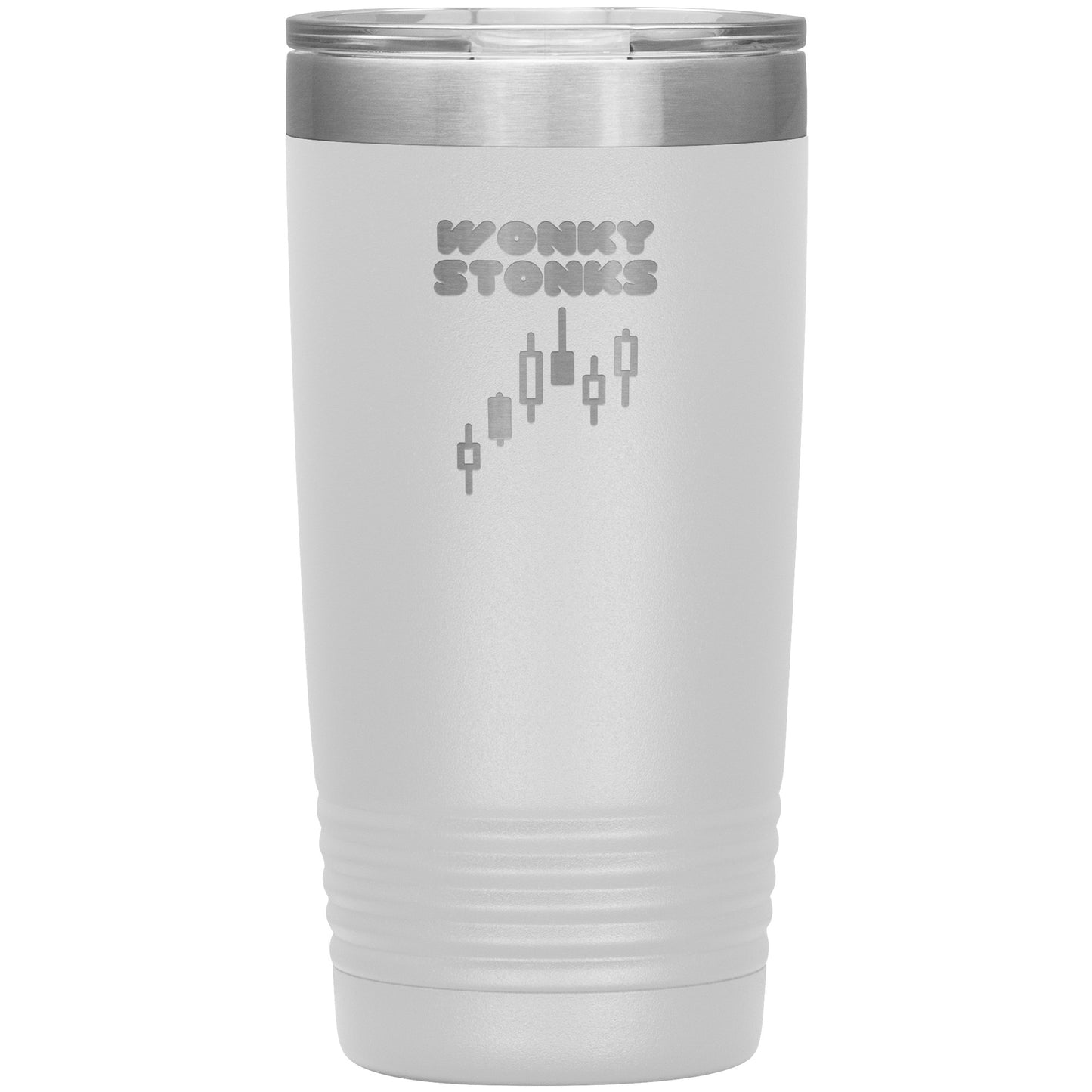 Wonky Stonks Wonky Logo 2.0 Insulated Tumbler