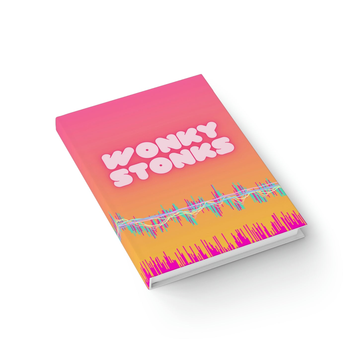 Wonky Stonks Banner Journal - Ruled Line