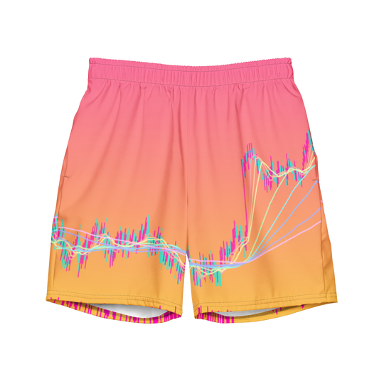 Men's Miami Vice Wonky Stonks Swim Trunks