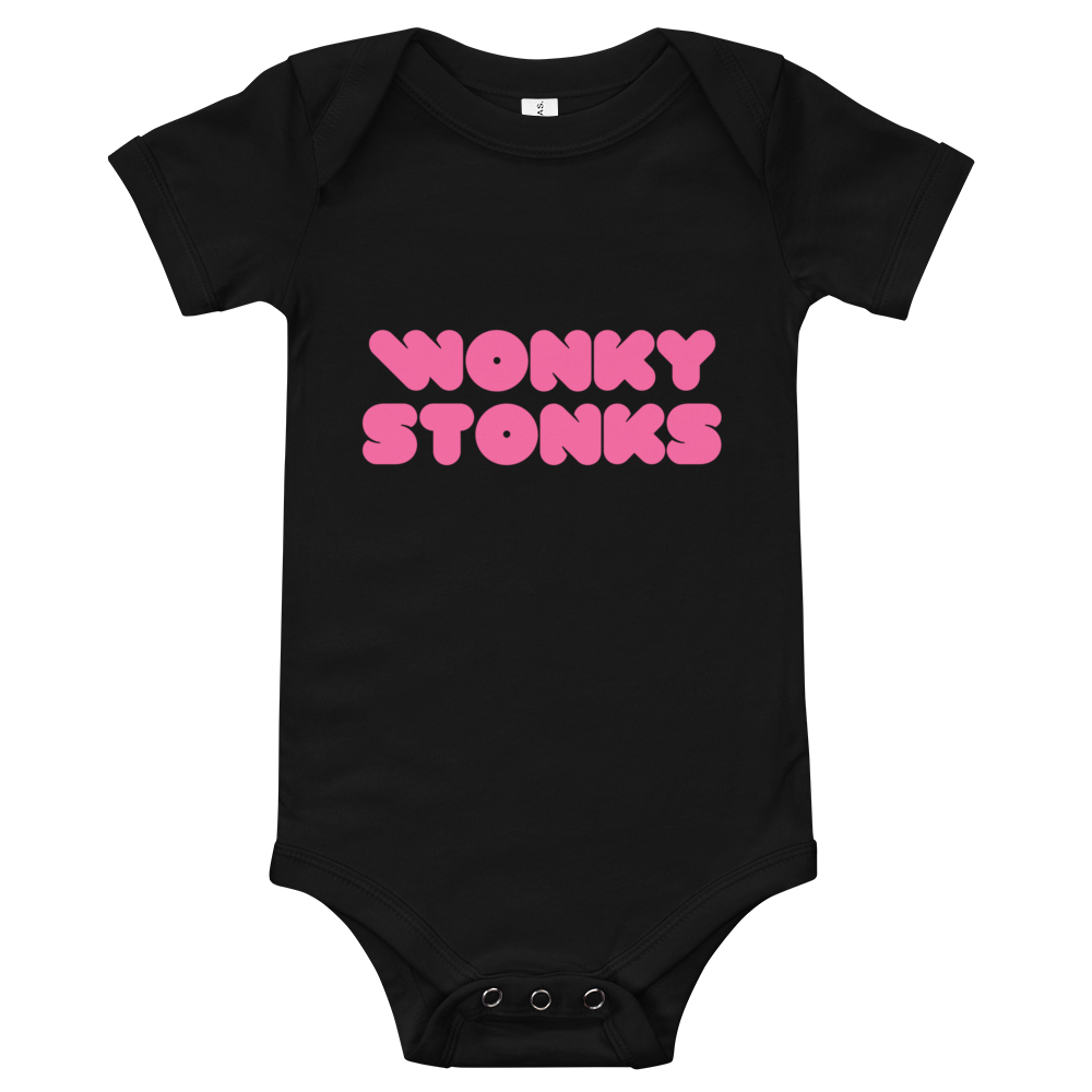 Wonky Stonks Wonky Baby Onesie