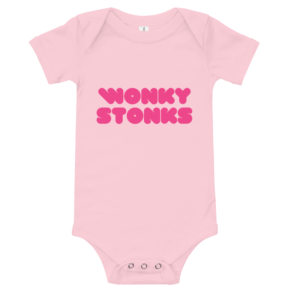 Wonky Stonks Wonky Baby Onesie