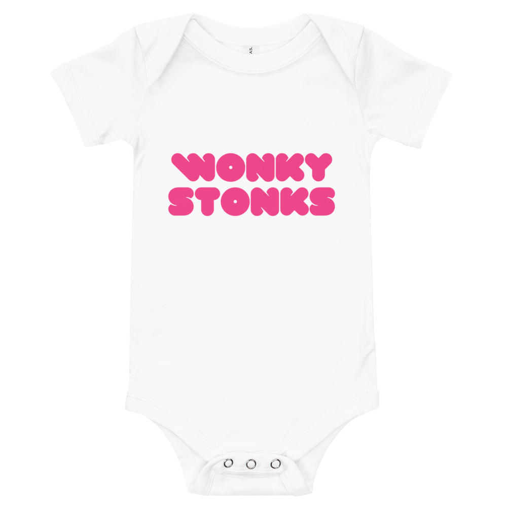 Wonky Stonks Wonky Baby Onesie