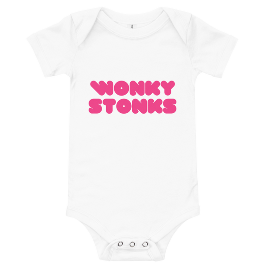 Wonky Stonks Wonky Baby Onesie