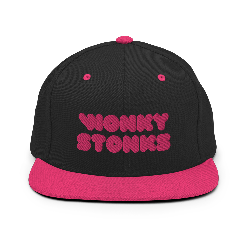 Wonky Stonks Snapback Hat