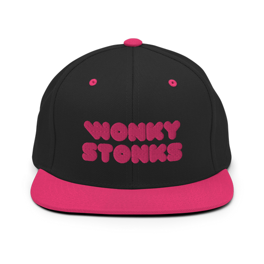 Wonky Stonks Snapback Hat