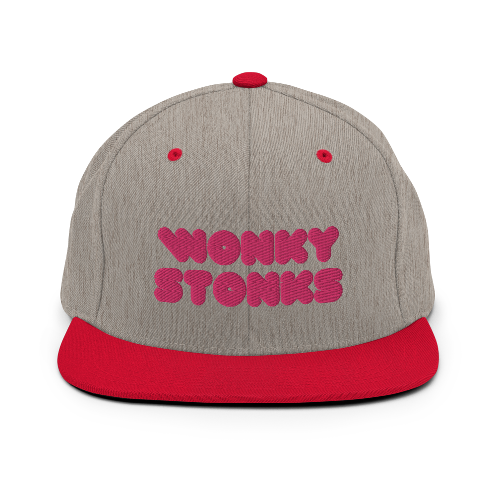 Wonky Stonks Snapback Hat