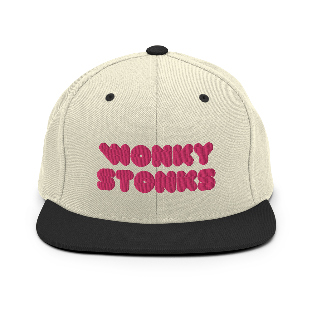 Wonky Stonks Snapback Hat