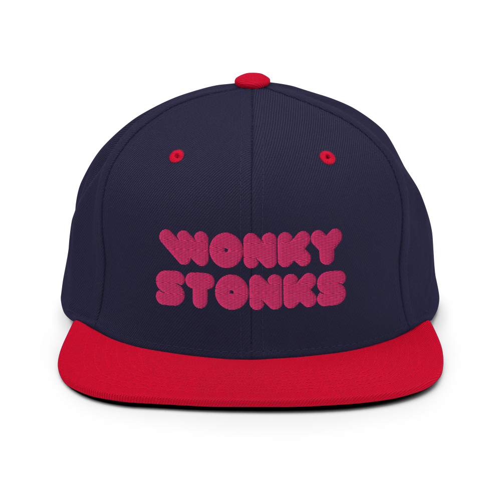 Wonky Stonks Snapback Hat