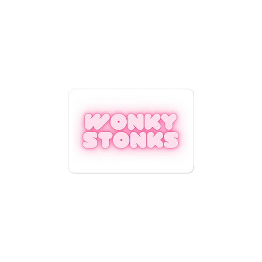 Wonky Stonks Sticker